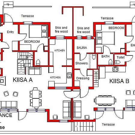 Kiisa A And B With Aurora Holiday home Saariselka